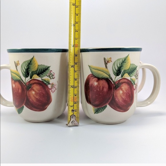 ❤️Coffee Tea Mugs Stoneware Cups Apple Blossoms⚡FINAL SALE - Picture 5 of 6